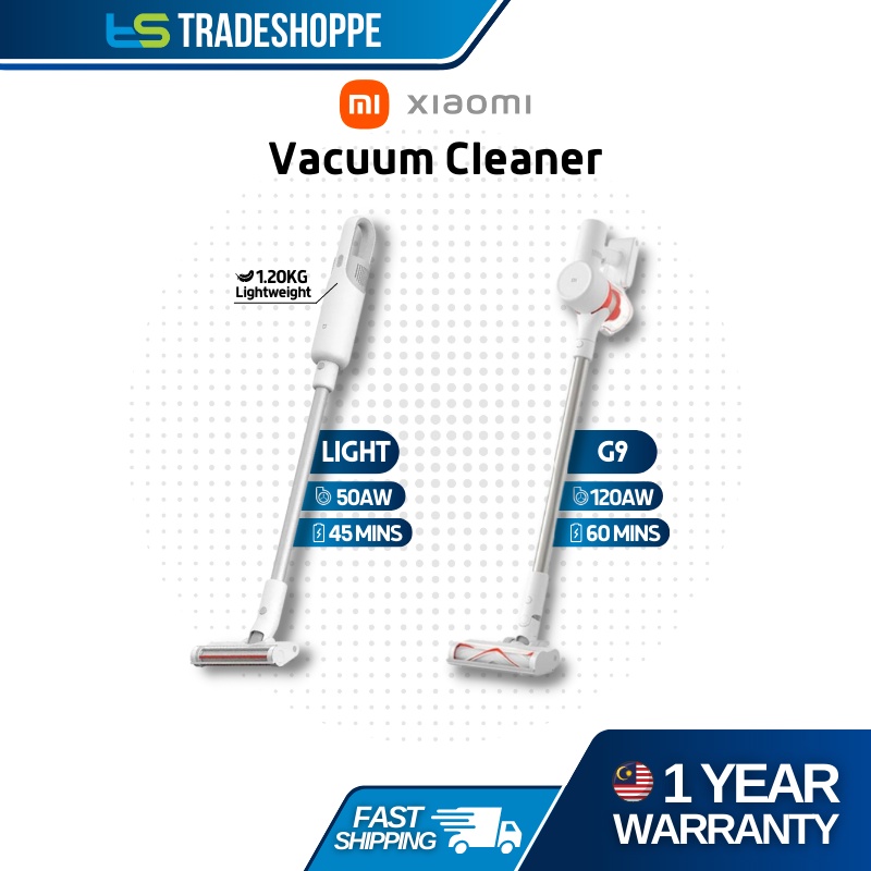 Xiaomi Mi Vacuum Cleaner G9 20kPA/Light Cordless Wireless 17kPA Strong