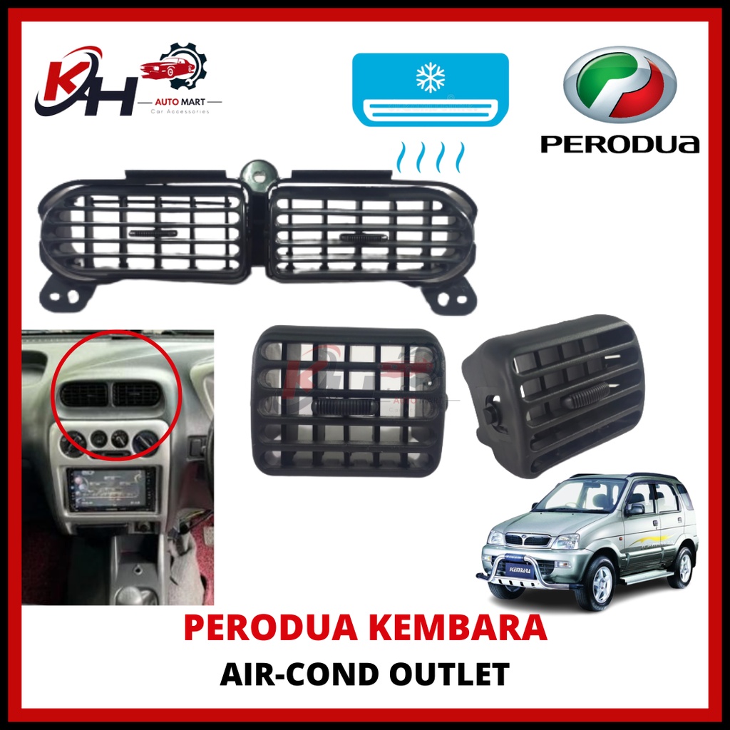PERODUA KEMBARA CAR AIR COND OUTLET UNIT (OEM) AIRCOND VENT DAUN KERETA