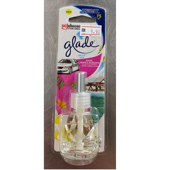 ⚡24hour Delivery⚡Glade Sport Car Air Freshener Refill New Car 7ml