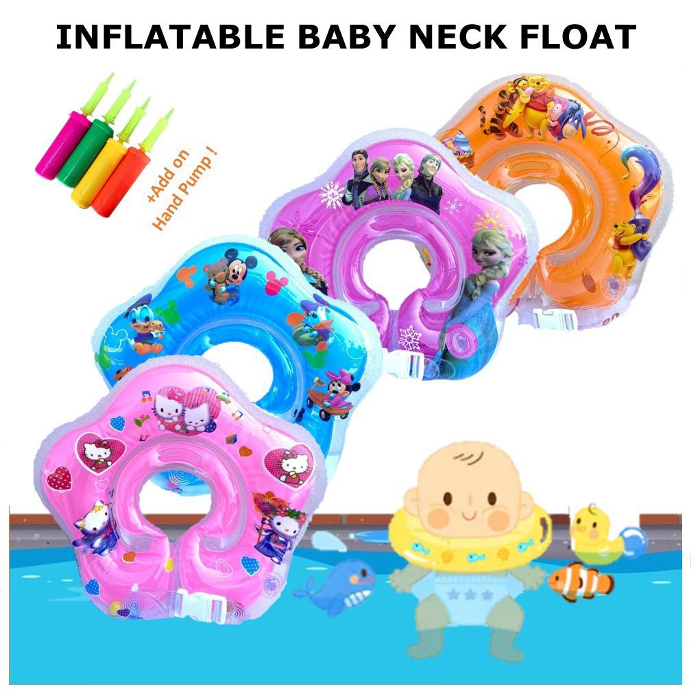 🔥🔥READY STOCK🔥Neck Float Neck Ring Baby Float Ring Baby Swim Adjustable