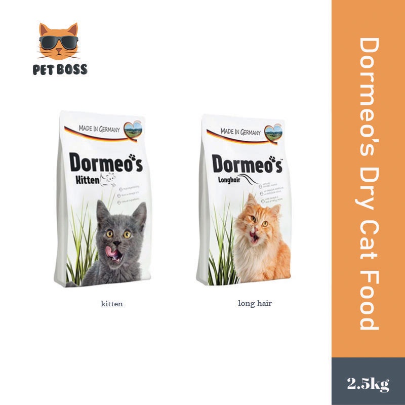 Dormeo's Dry Cat Food Kitten/Longhair (2.5kg) Shopee Malaysia