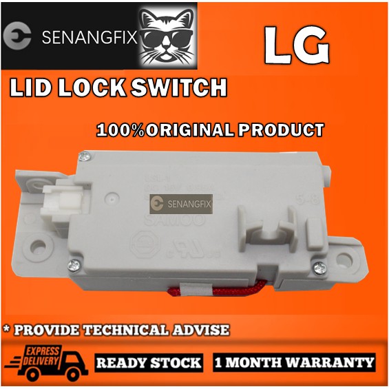 WFHX120GV WFHX140GV LG washing machine lid lock / lock pintu