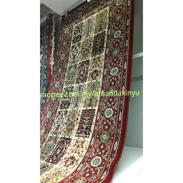 Ikea VALBY RUTA Rug, low pile, multicolour,80x180 cm Shopee Malaysia