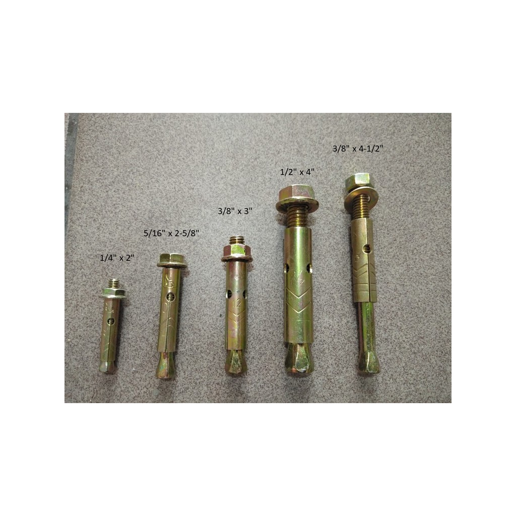 Wall Plug Expansion Bolt Concrete Wall Plug Solid expandable wall plugs Shopee Malaysia