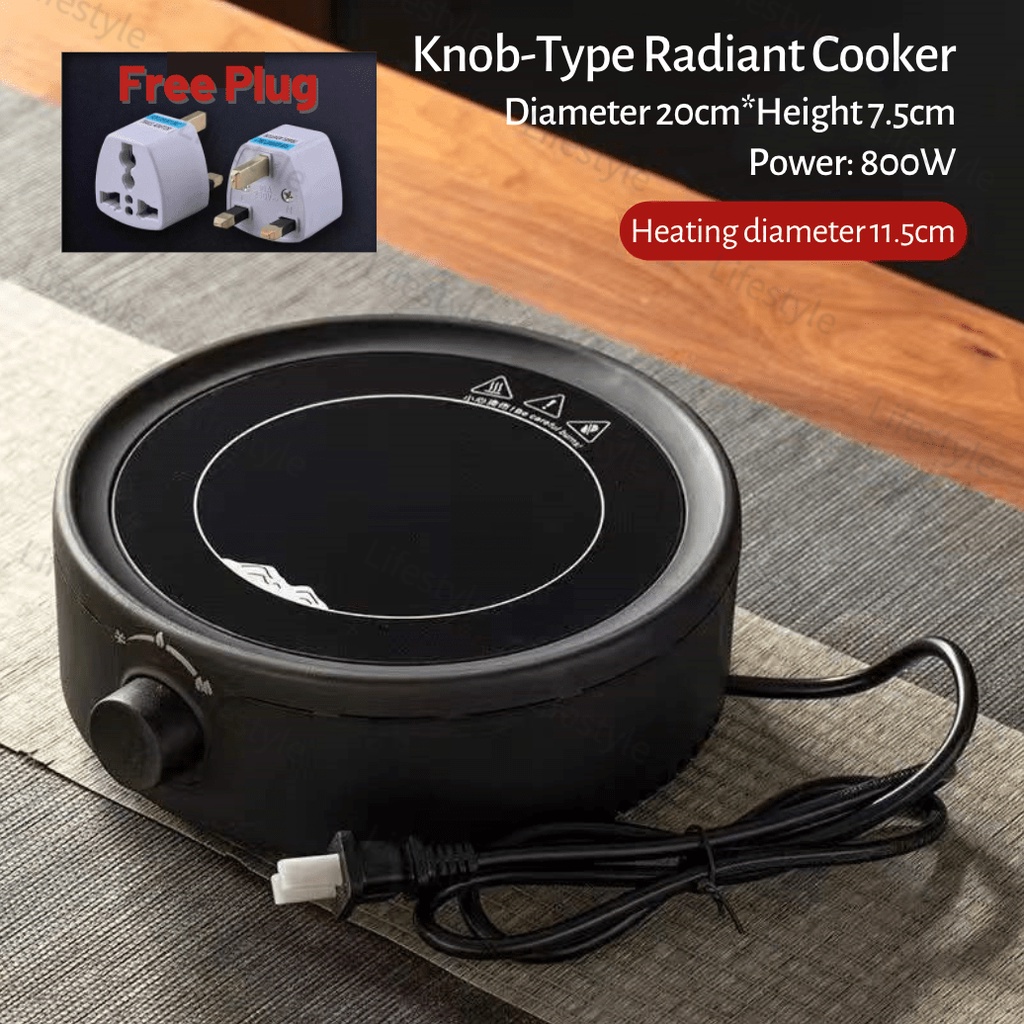 LIFESTYLE 800W Electric Stove Electric Ceramic Induction Cooker Tea