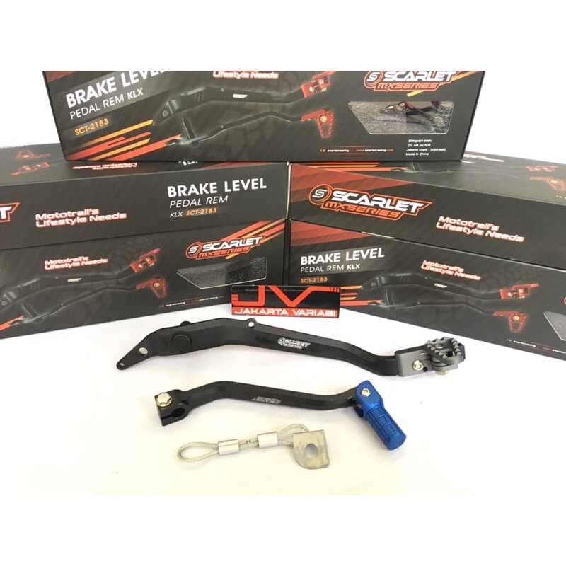 Klx Brake Pedal/150 set full scarlet cnc Reverse Gear Pass/cnc seat