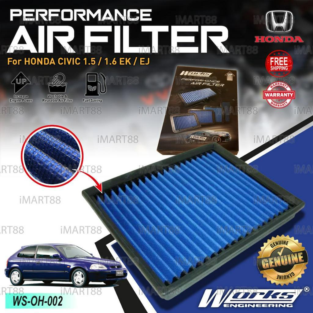 Works Engineering Air Filter Honda Civic EK EJ 4 6 8 9 Ferio 1.5 1.6