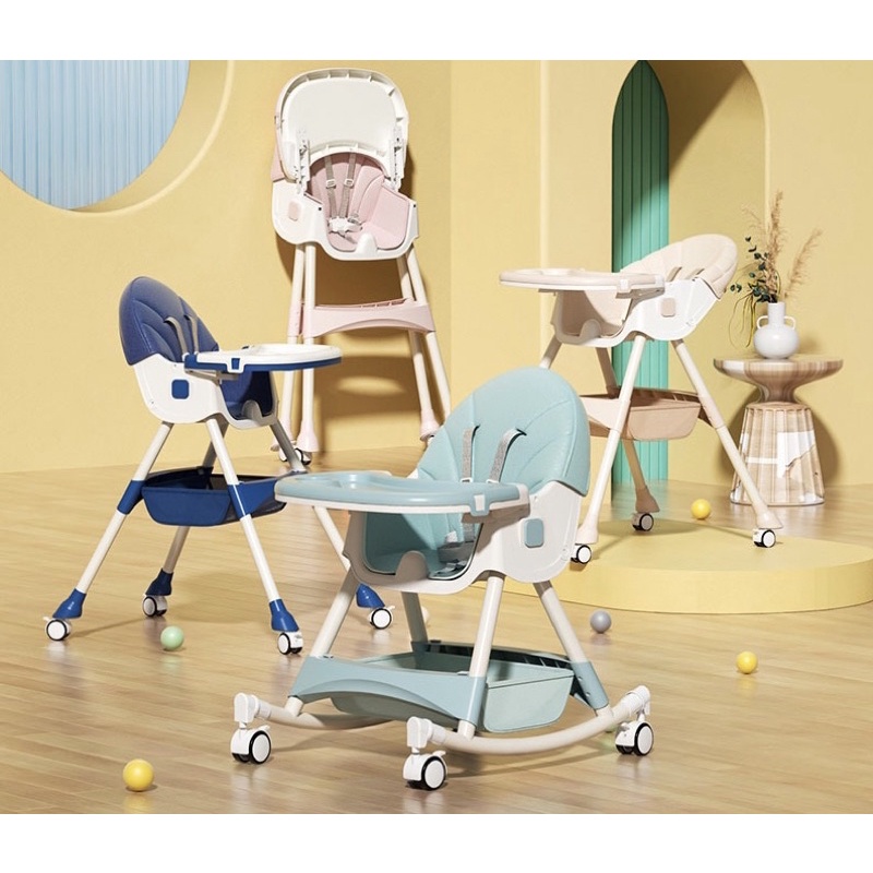Baby MultiFunction Foldable Dining High Chair Baby Dining Chair Baby