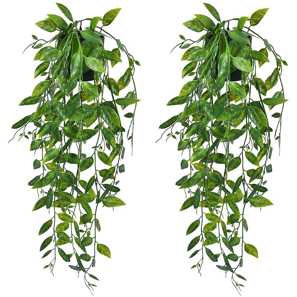 Artificial Hanging Plant Faux Greenery Vine Plant Plastic Hanging Plant