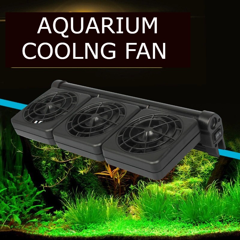 Aquarium Cooling Fan Fish Tank Adjustable Wind Cooler Water Shopee