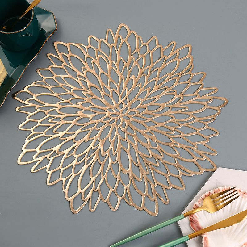 Premium PVC placemat tablemat waterlily gold rosegold Hotel Restaurant