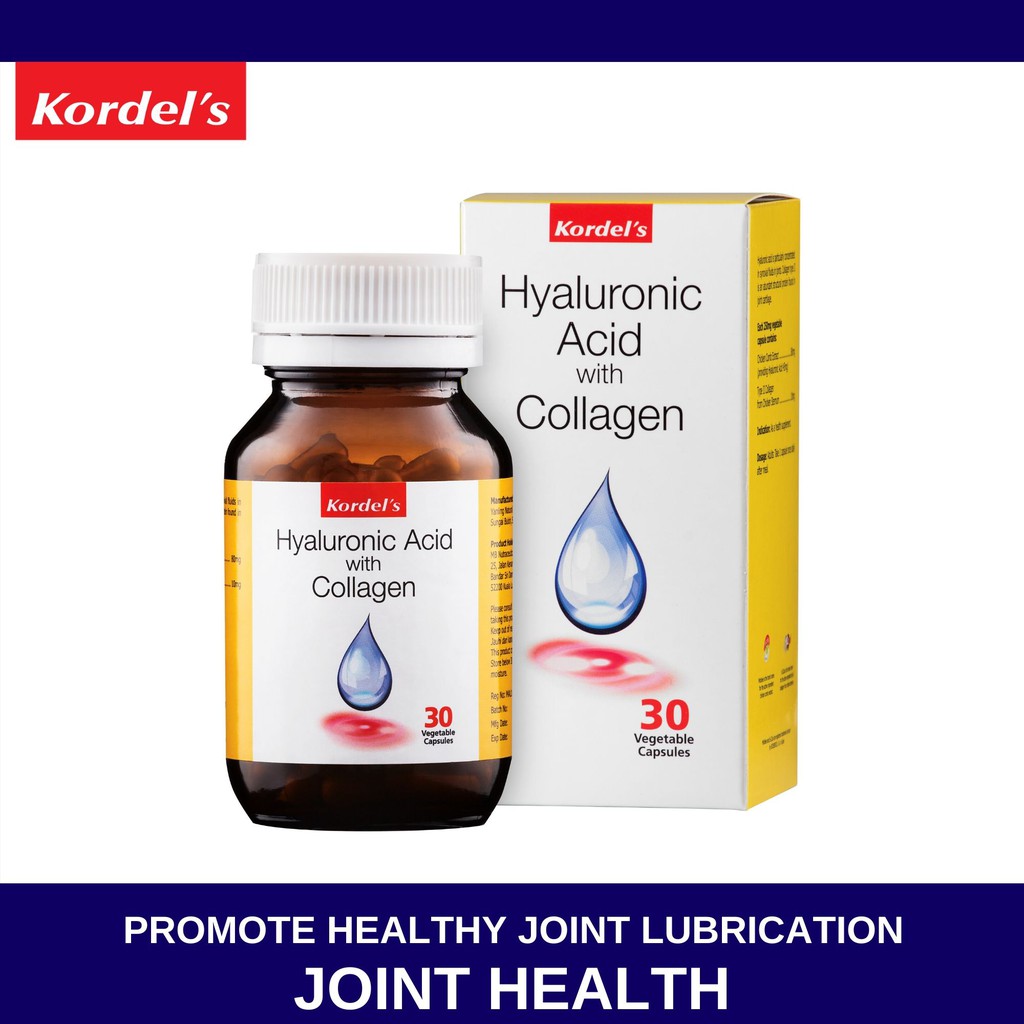 Kordel's Hyaluronic Acid with Collagen for Advanced Osteoarthritis, Knee Joint Pain Shopee