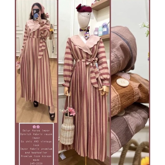 Robe Channel by yuna / yuna Robe korean / korean look Channel Shopee Malaysia