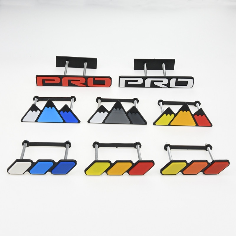 Car Front Hood Grille Emblem ABS Badge For TOYOTA TRD PRO TUNDRA 4RUNNER Decorate