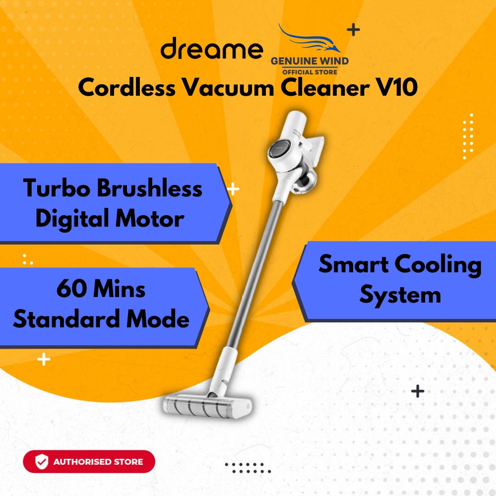 Dreame Cordless Vacuum Cleaner V10 [22000PA Vacuum Suction] / Turbo