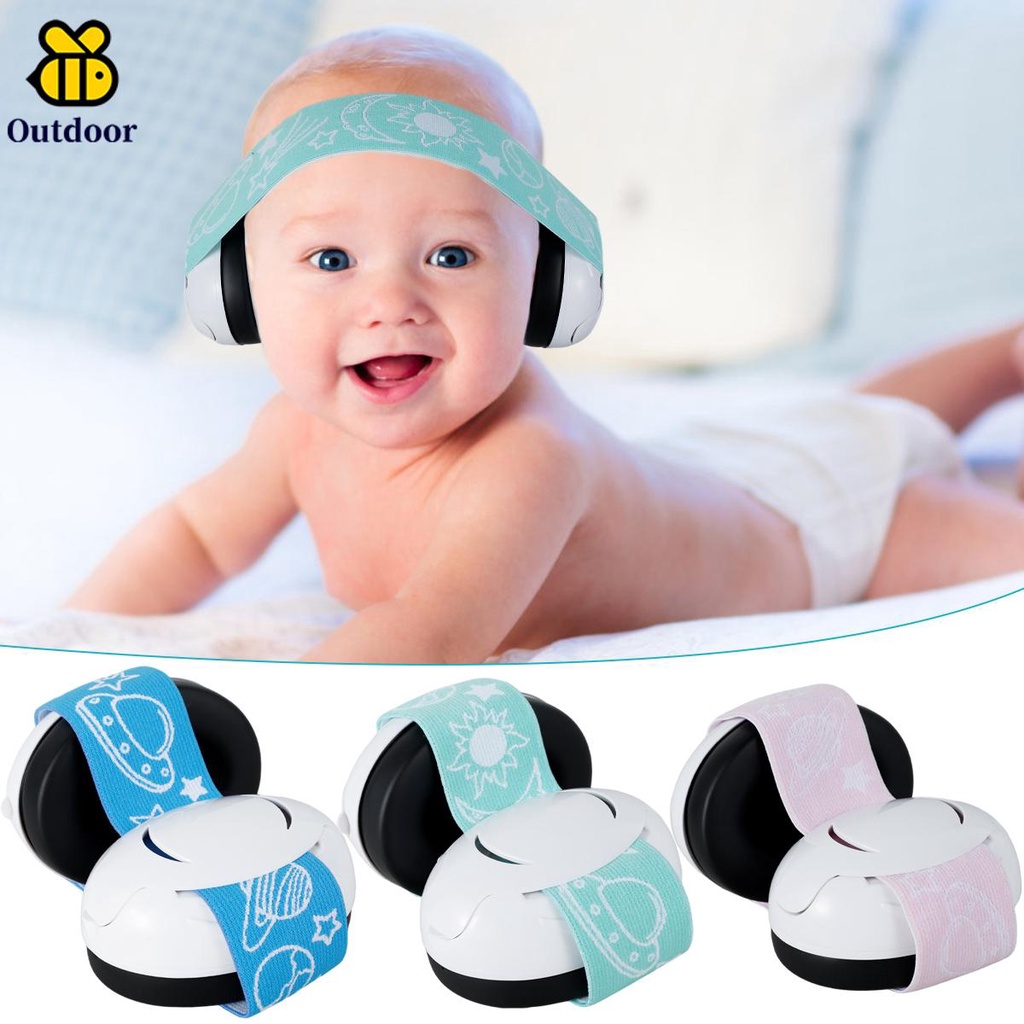 Baby Ear Defenders Noise Canceling Headphones with Adjustable Strap
