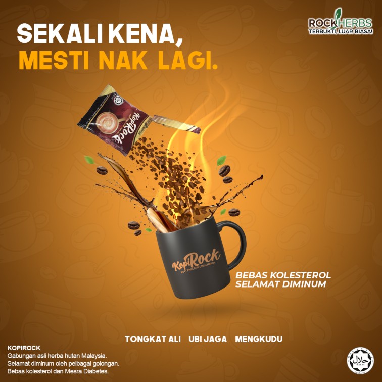 [ KOPI ROCK ] 🇸🇬 Sugar Level High Blood Pressure Low Calories