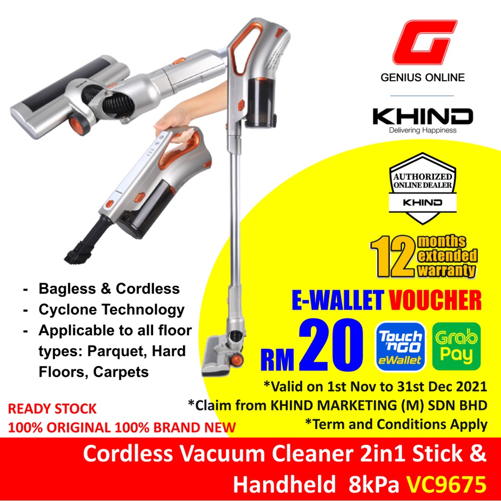 khind KHIND / MIDEA / PENSONIC Cordless Vacuum Cleaner 吸尘机 VC9675