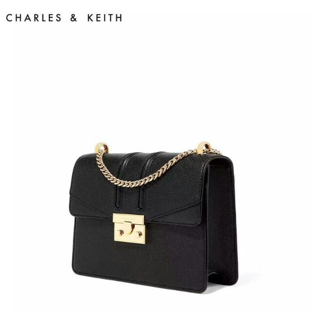 Charles & keith chain sling bag Shopee Malaysia