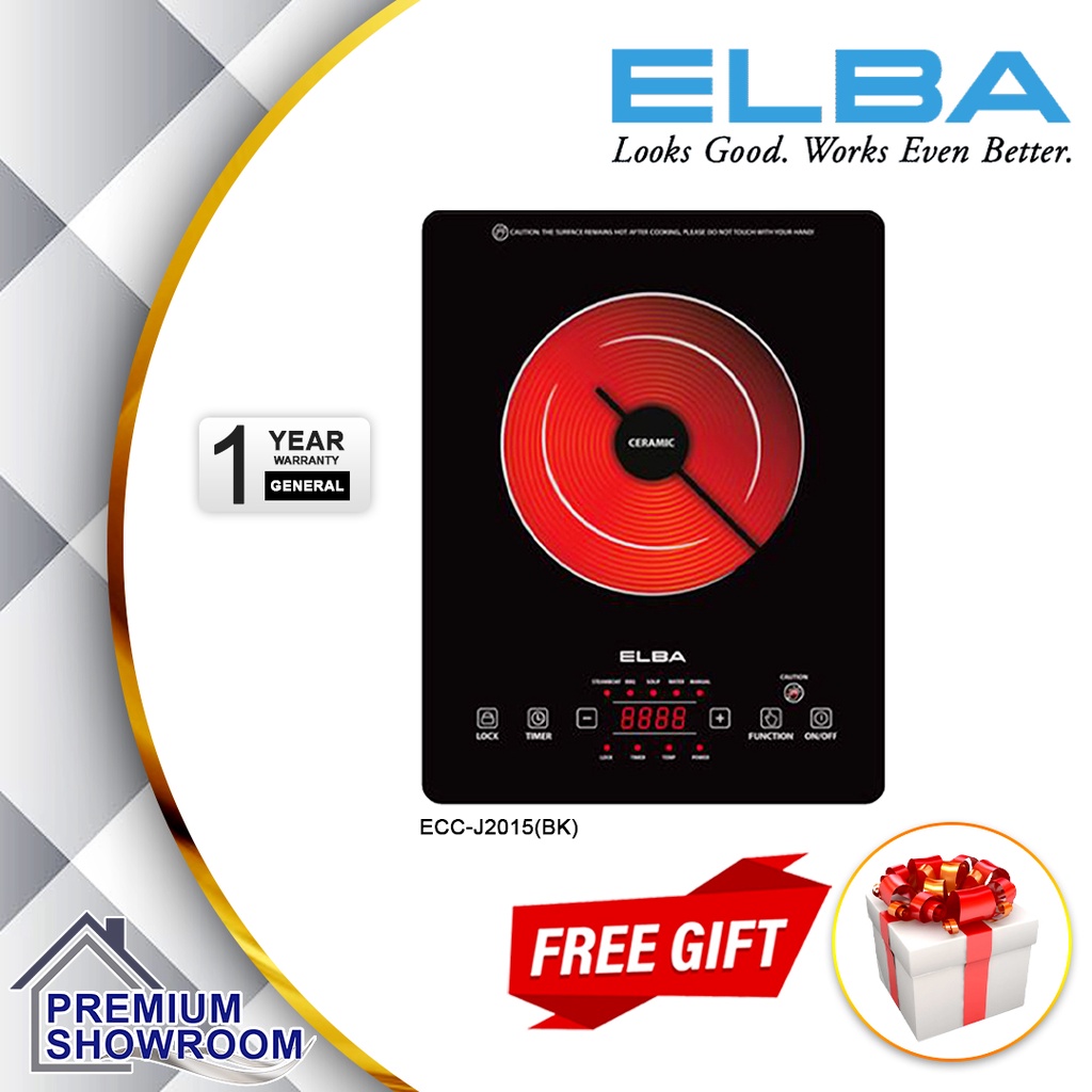 ELBA ECCJ2015(BK) CERAMIC COOKER / EICK2026(BK) INDUCTION COOKER