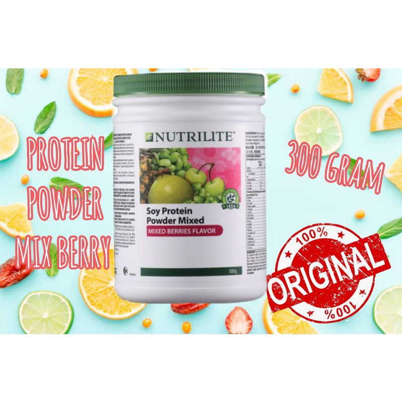 NUTRILITE Soy Protein Powder Mixed Berry (300garm) Shopee Malaysia