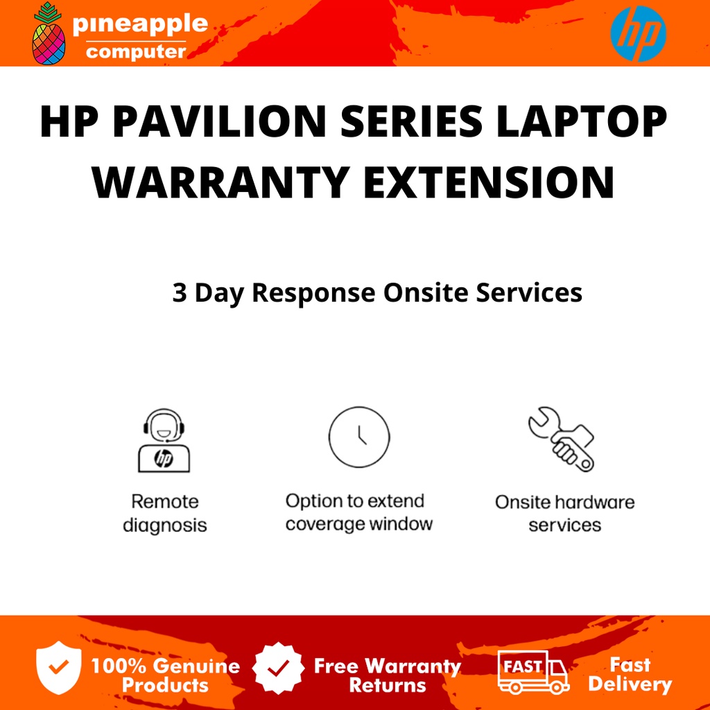 HP Laptop Extended Warranty HP Pavilion Series Laptop Warranty