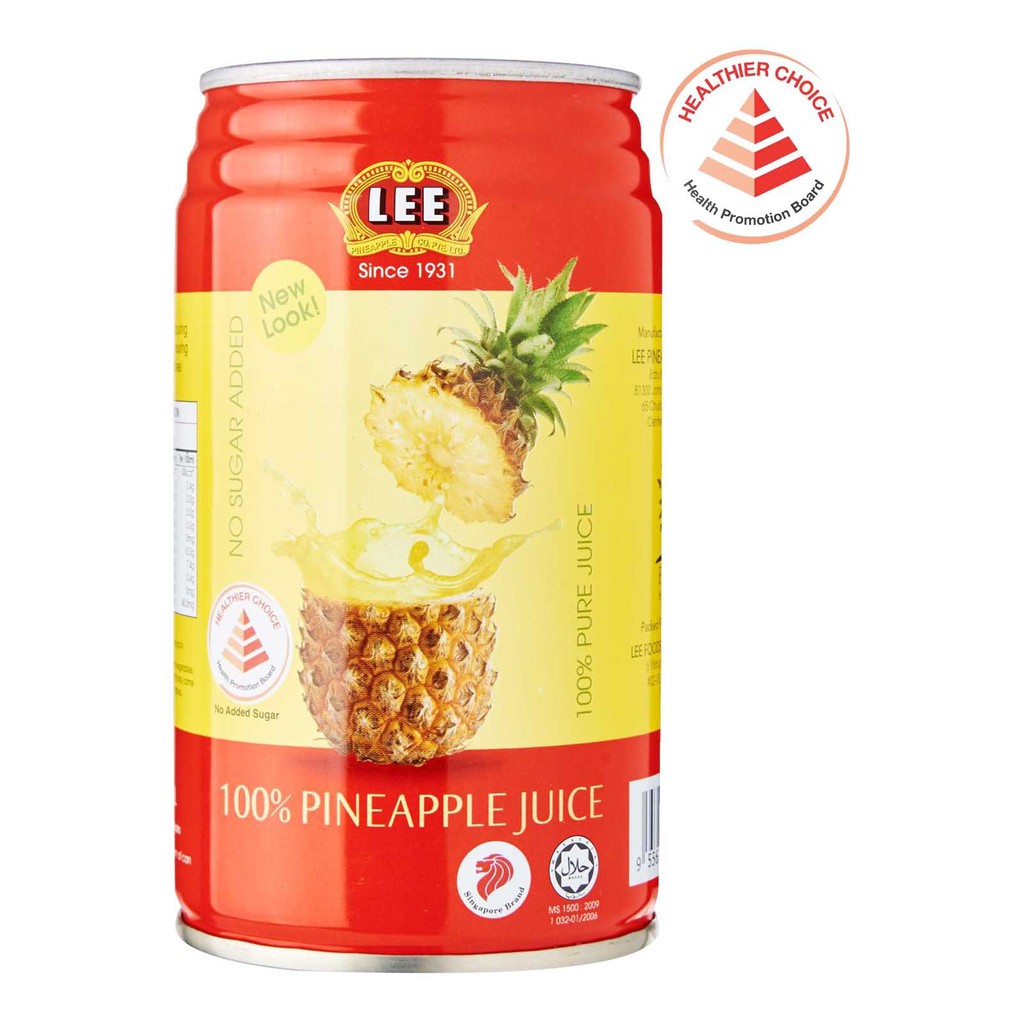 Lee Pineapple Juice 325ml 黄莉水 Shopee Malaysia