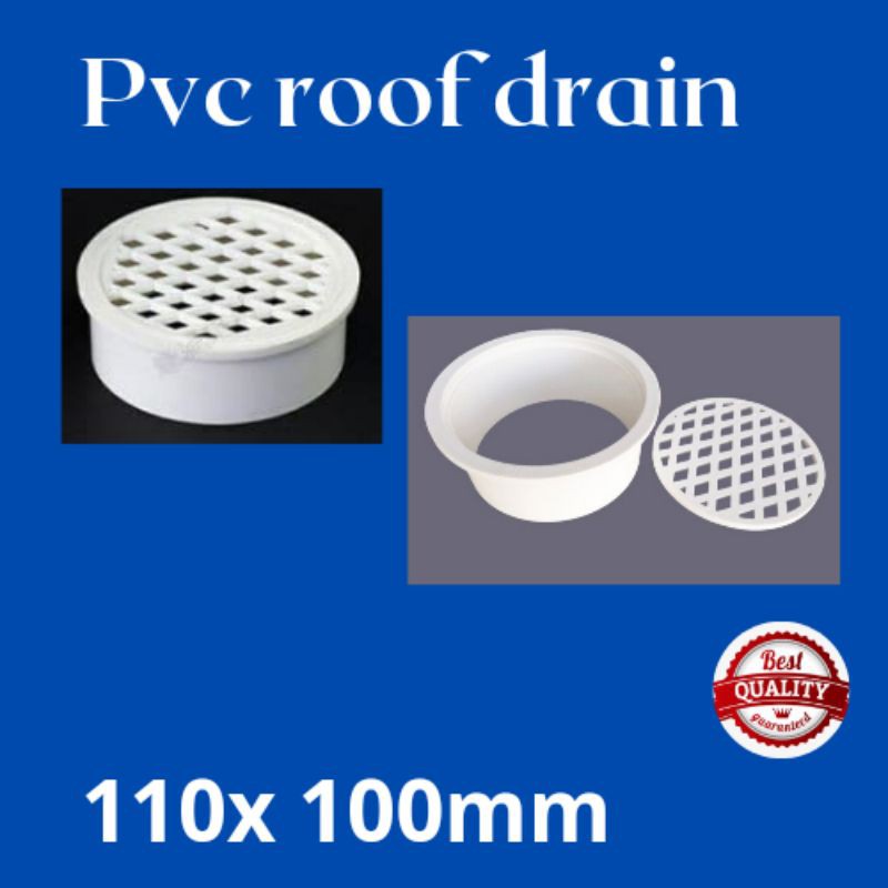 Wesyrend [pvc 4" roof drain ] 100 x 110 mm outlet (drain series