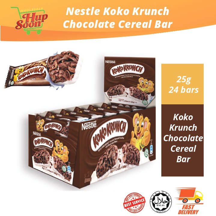 Nestle Koko Krunch Chocolate Cereal Bar (25g x 24 Bars) Shopee Malaysia
