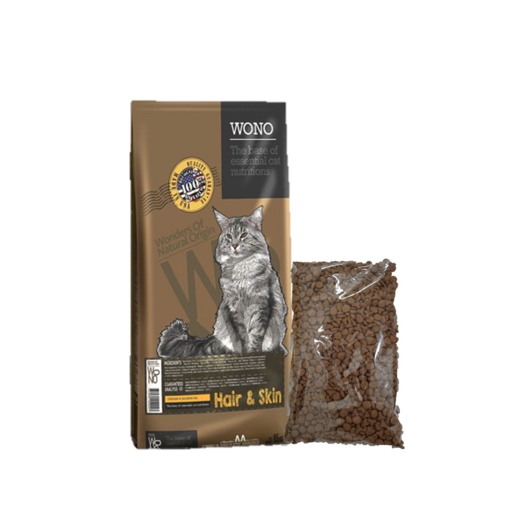 Wono Cat Food Hair and Skin / Mother and Baby Repack 500gm Shopee