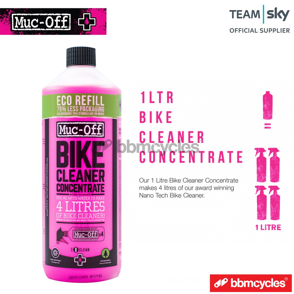 MucOff Nano Bike Cleaner Concentrate bicycle cleaner MADE IN UK