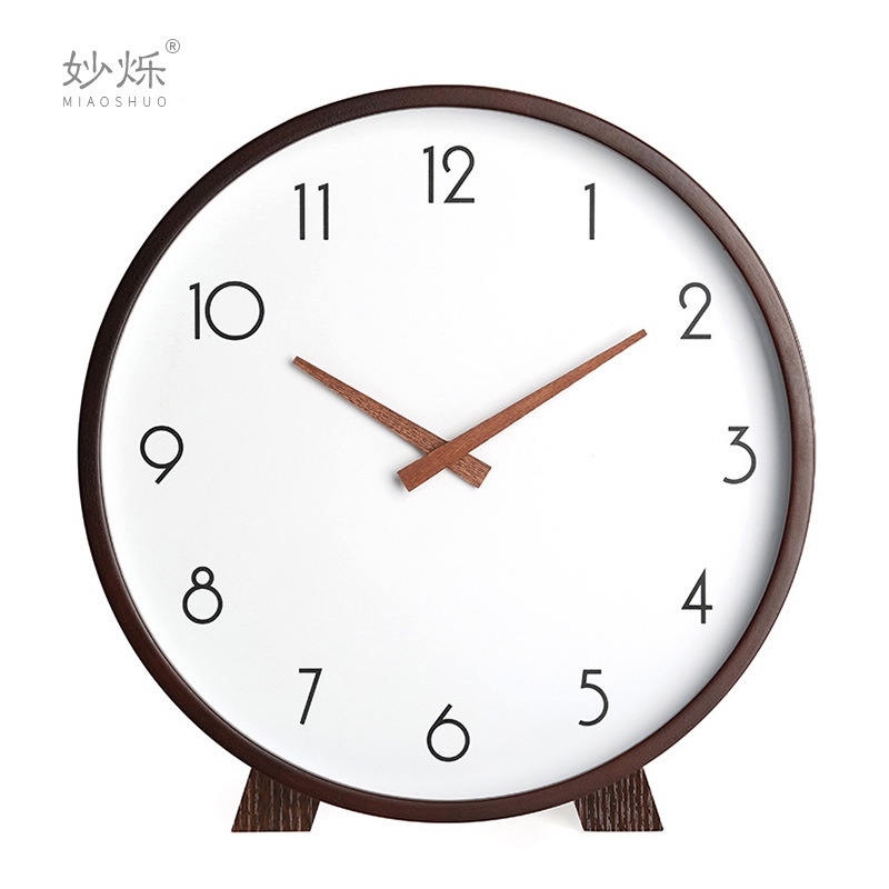 stand bracket table clock ornaments Nordic clock living room table