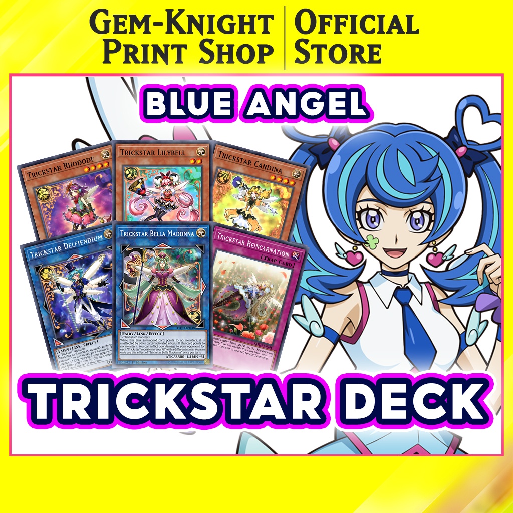 [Printed cards] Yugioh deck Trickstar Blue Angel Deck Shopee Malaysia