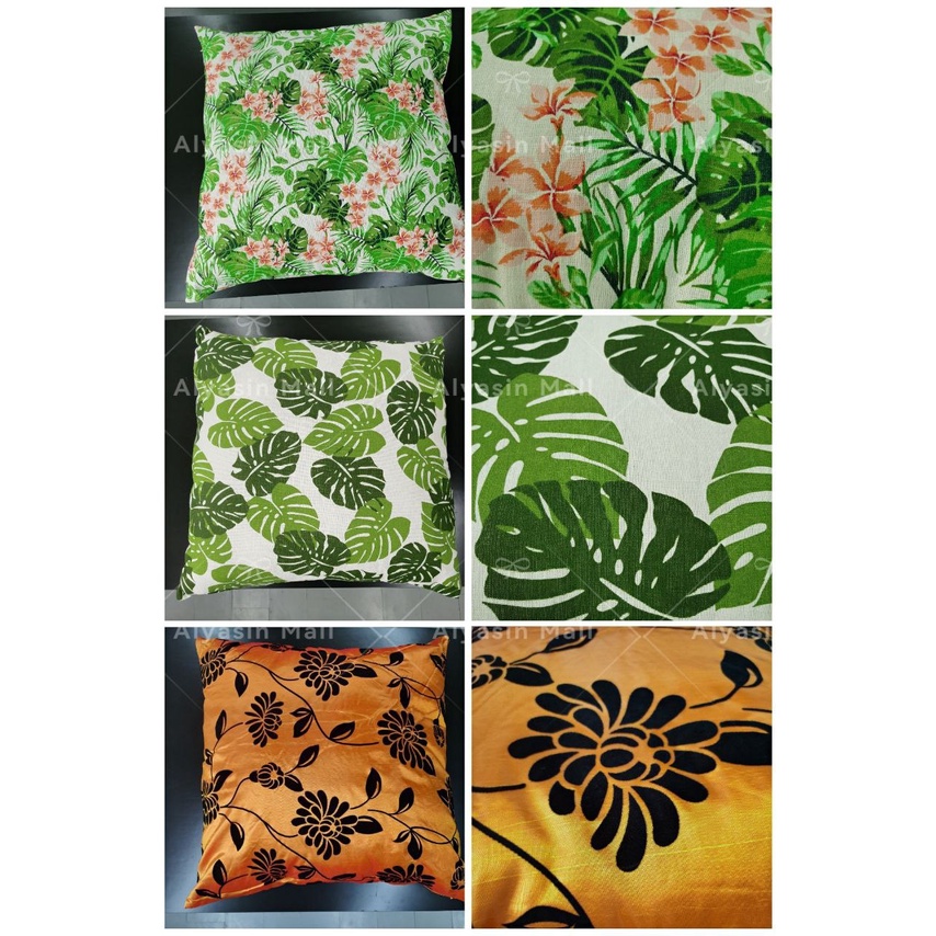 Big Square Pillow, 3 Flower Design Pattern. Shopee Malaysia