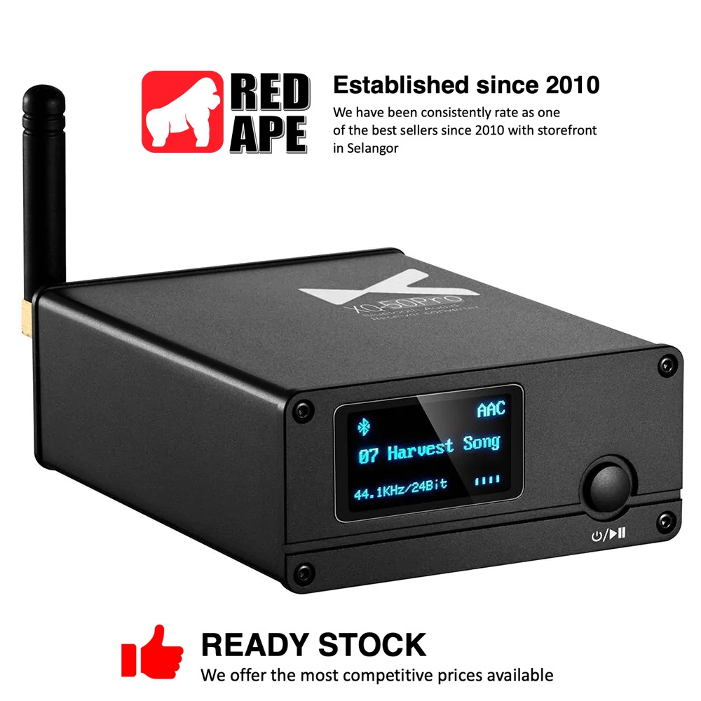 xDuoo XQ-50 PRO2 Bluetooth 5.1 USB DAC Decoder QCC5125 ES9018K2M with