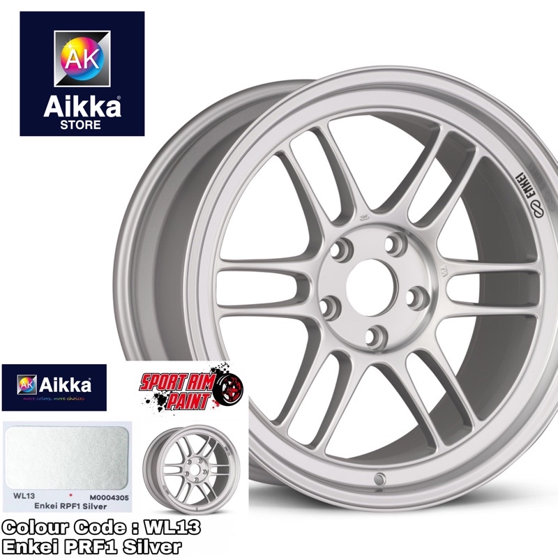 AIKKA PAINT / WL13 ENKEI PRF1 Silver / Car Body Motor Sport Rim Touch