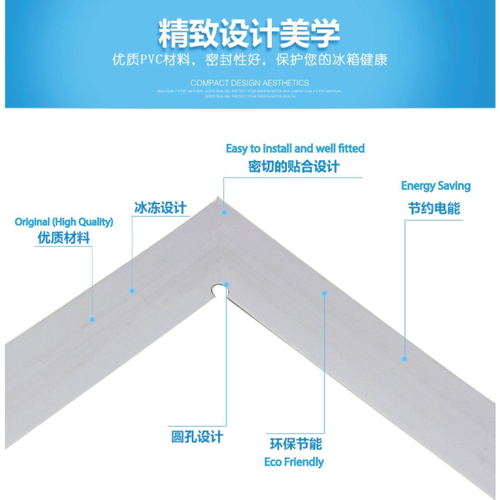 Ready Stock SAMSUNG Refrigerator SEAL/ Door Gasket/ Getah Pintu Peti