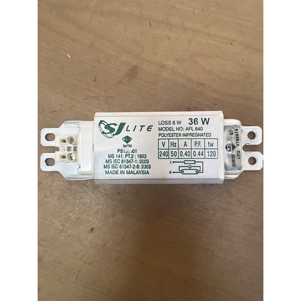 36W 40W 18W flouresent choke for tube / ballast fluorescent lamp PLC