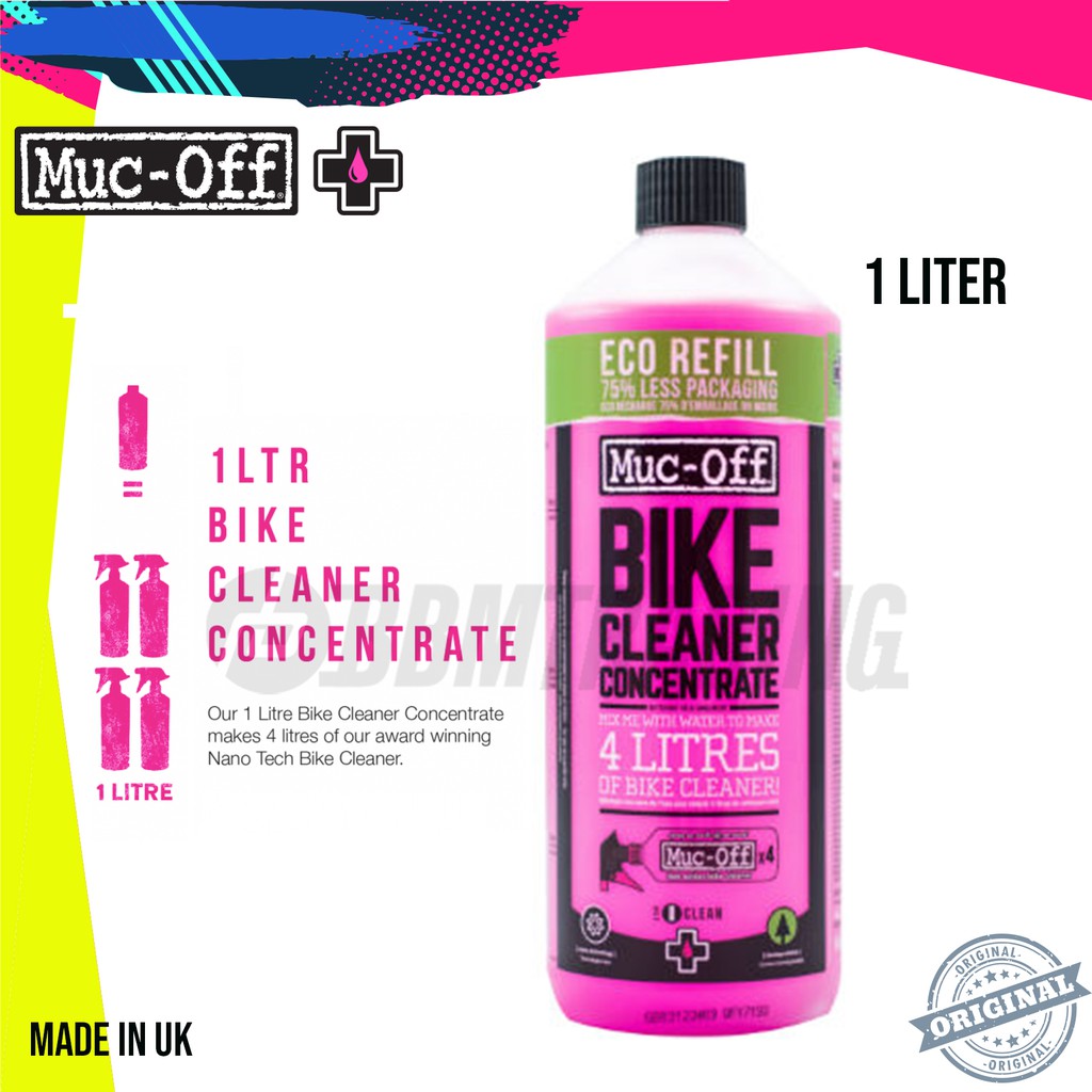 MUCOFF NANO BIKE CLEANER CONCENTRATE 1 LITER TO 4 LITER BICYCLE