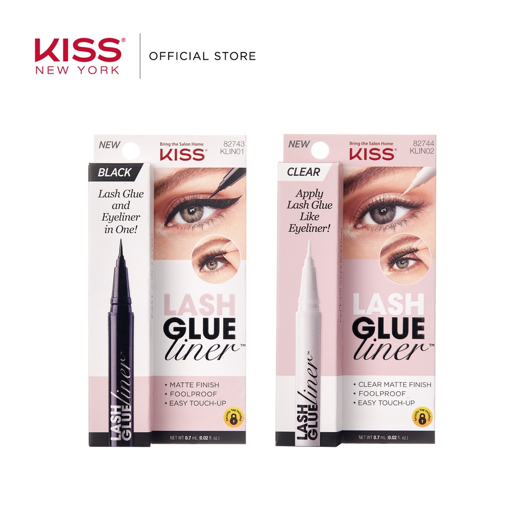 KISS Lash Glue Liner (2 in 1 Eyeliner + Eye Lashes Glue) Shopee Malaysia
