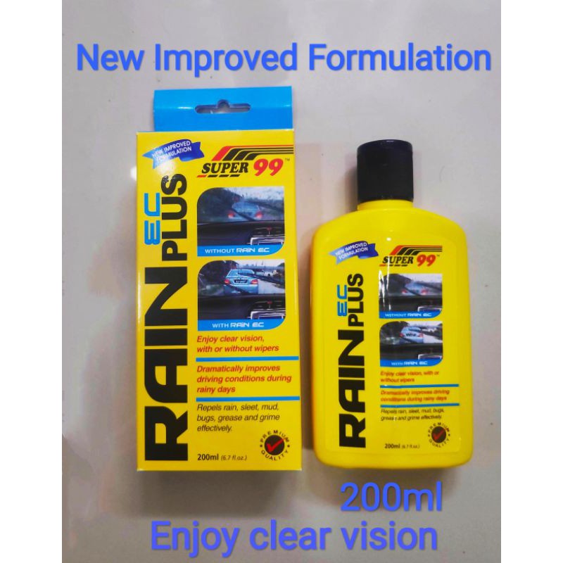 (New Improved Formula))Super 99 RAIN EC Plus/Rain X/Windshield Rain