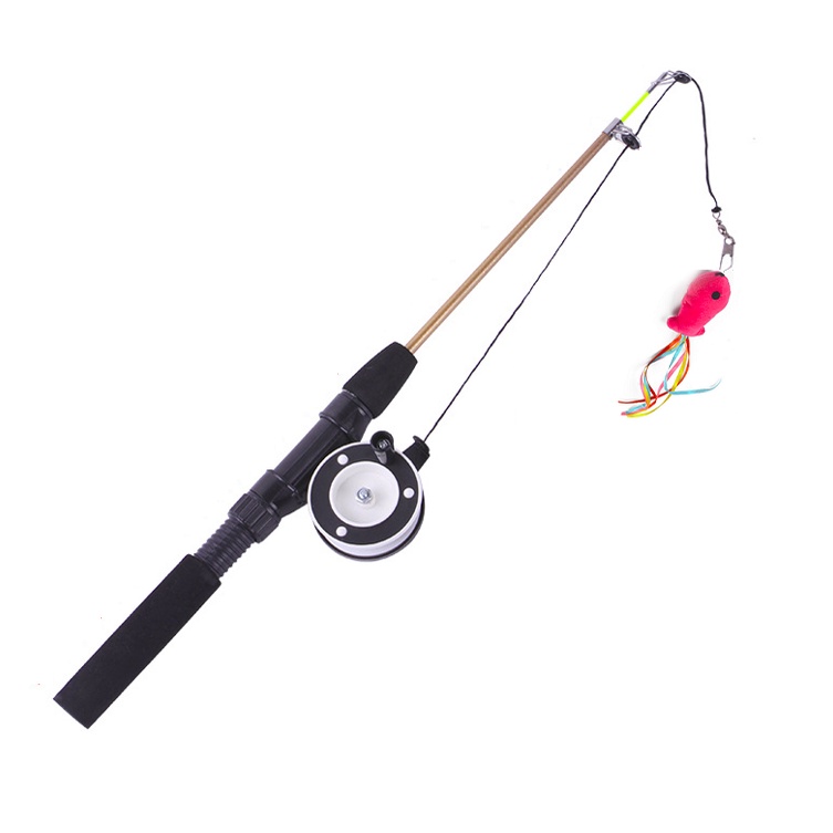 [ Ready Stock ] Mainan Kucing Stik Pancing I Cat Toy Fishing Rod