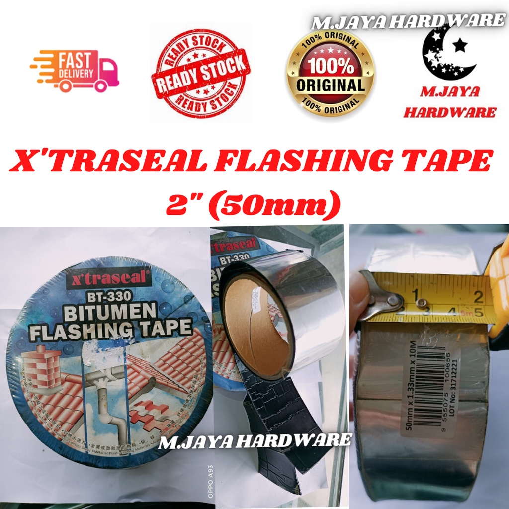 2" (50mm)/ 3"(75mm) BOSTIK / XTRASEAL FLASHBAND/WATERPROOFING FLASHING
