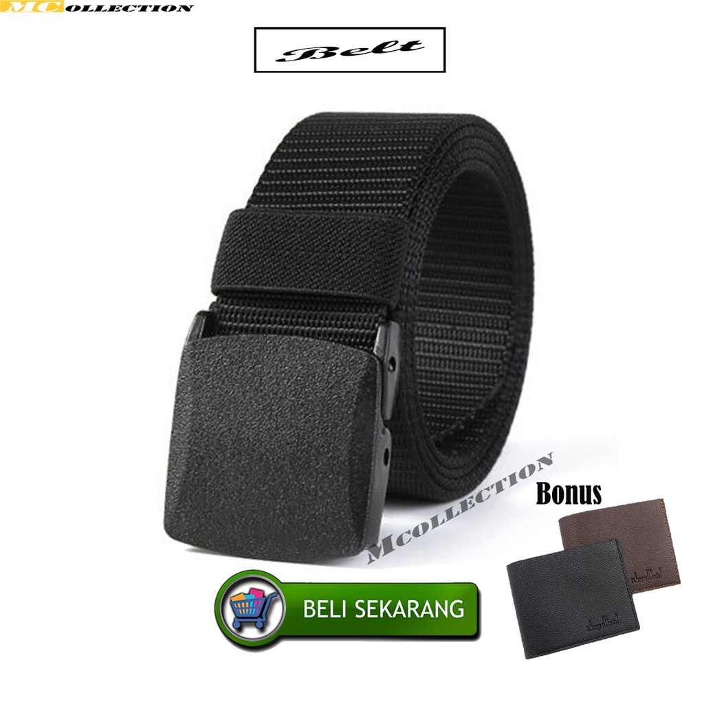 KATUN Latest Style Men's Cotton Belt/Nylon Buckle/Men's Anti Metal