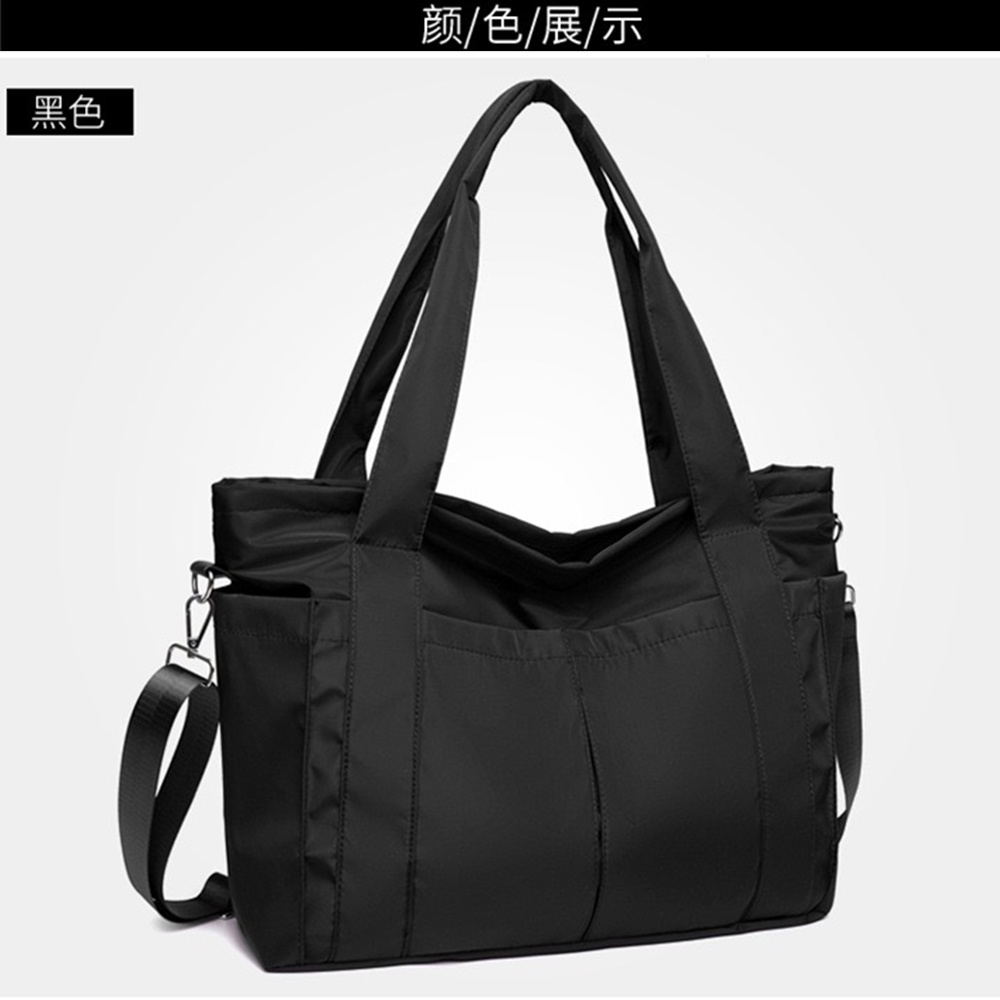 HIGH CAPACITY TOTE BAG PLAIN BIG NYLON HAND CARRY BAG HANDLE BAG