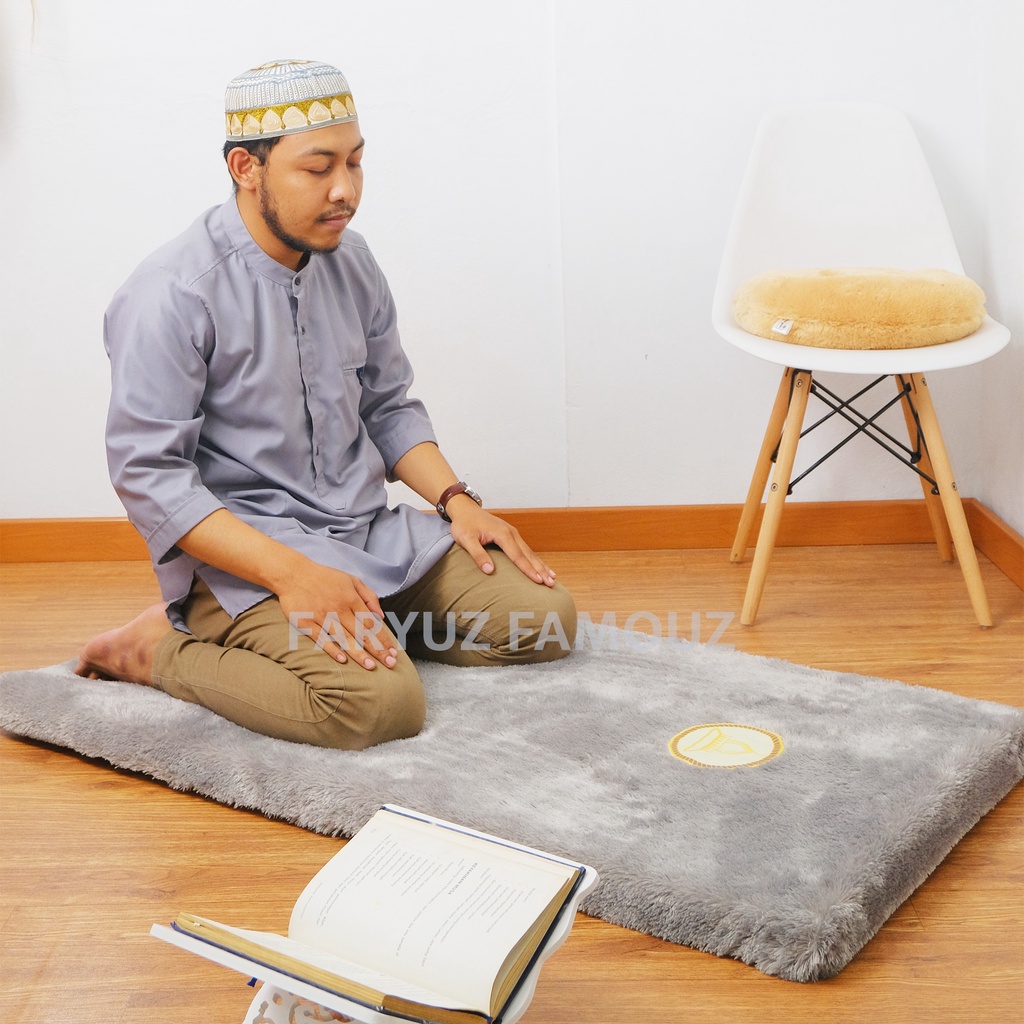 [SUPER Thick] Prayer Rug/SEJADAH Fur Thick 5cm Turkish Prayer Rug Soft