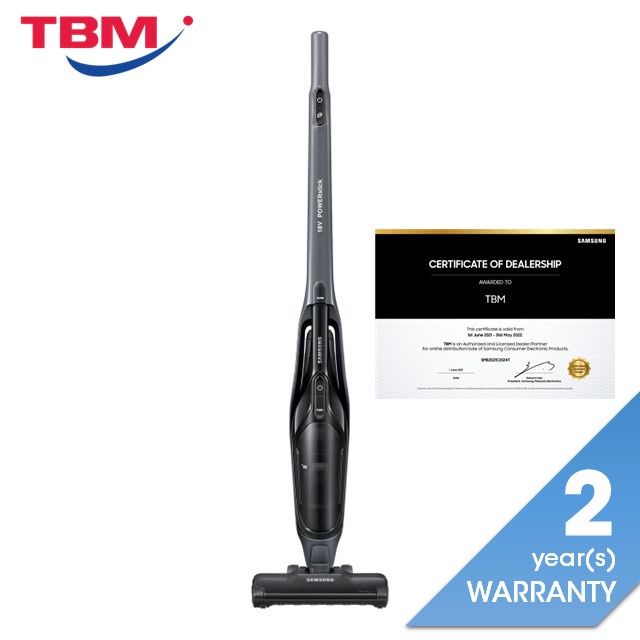 Samsung Power Stick Vacuum Cleaner Black VS60M6015KG/ME Shopee Malaysia