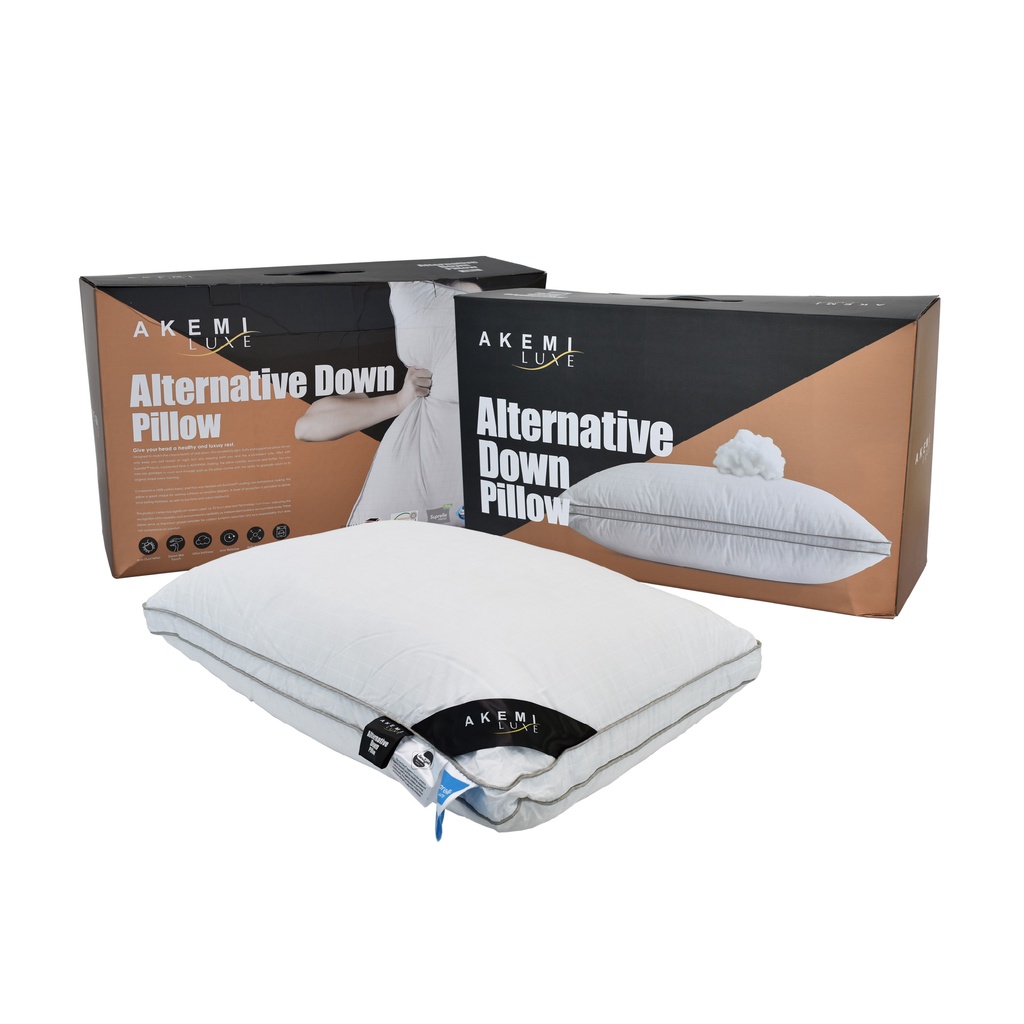 AKEMI Luxe Alternative Down Pillow Shopee Malaysia