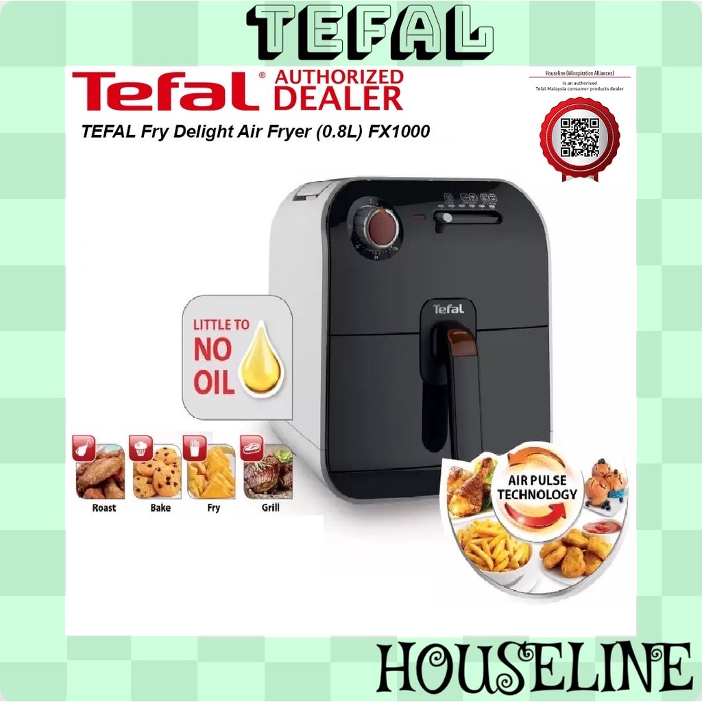 (4.4 SALES!!) Tefal FX1000 Fry Delight Air Fryer Meca White Shopee