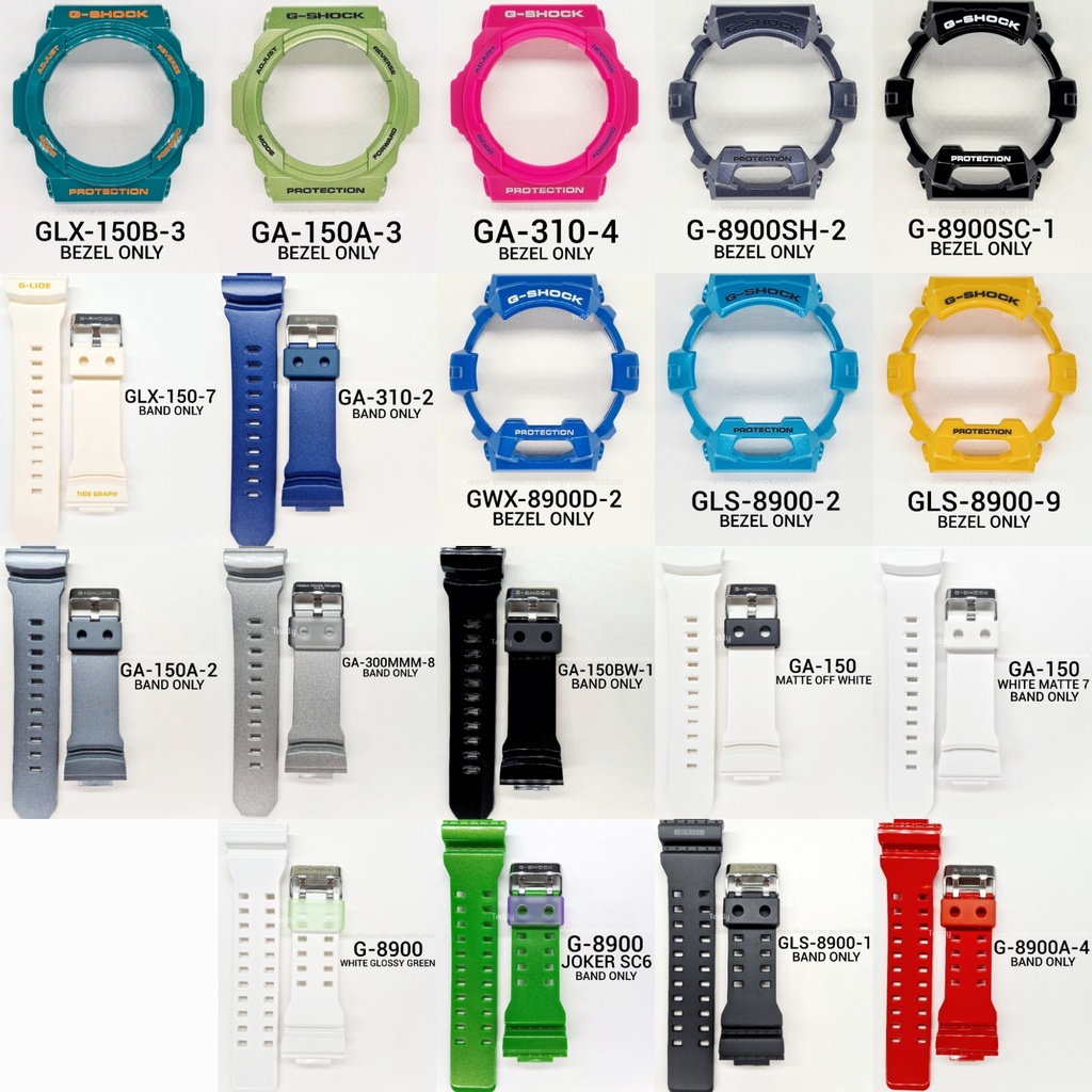 CASIO GSHOCK BEZEL ONLY or BAND ONLY GA150 GLX150 GA300 GA310 GLS8900
